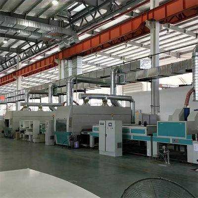 Линия автоматической высокоэффективной распылительной обработки водонепроницаемым покрытием для формованных пищевых контейнеров из бумажной массы