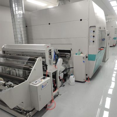 Автоматизированная система распылительного покрытия для формованной целлюлозы.