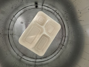 Высокоскоростная производственная линия для нанесения внутреннего покрытия на столовые приборы, подносы и миски из формованной целлюлозы