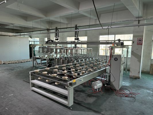High-Speed 24-Station Rotary Spin Coating Line for Pulp Molding Food Tray Waterproofing