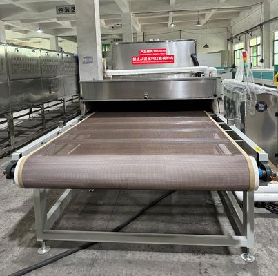 Высокоточная микроволновая сушильная и стерилизационная линия для продуктов питания.