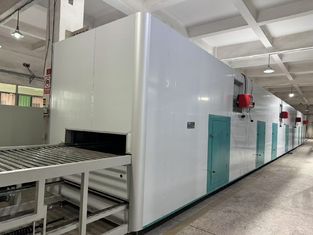 Компактная линия промышленной сушильной машины на природном газе 28 м для крупномасштабного производства