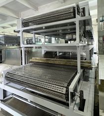 Двухслойная промышленная сушильная машина для природного газа, нержавеющая сталь, перфорированная цепная пластинчатая лента для сушки пульпы, формованной посуды, столовых приборов, высококачественная промышленная упаковка