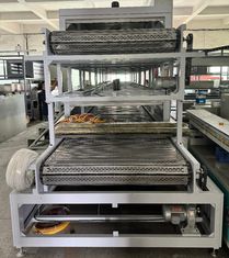 Двухслойная промышленная сушильная машина для природного газа, нержавеющая сталь, перфорированная цепная пластинчатая лента для сушки пульпы, формованной посуды, столовых приборов, высококачественная промышленная упаковка
