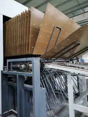 High Capacity Folding Drying Line for Cement Fiberboard with 30 Percent Floor Space Saving