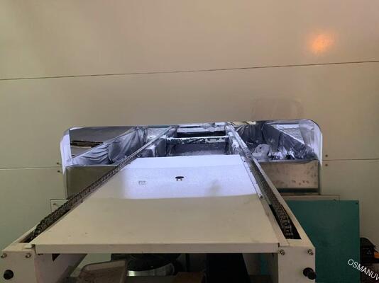 360° роторная распылительная машина для формованной пульпы и покрытия поверхностей мебельных плит - настраиваемый путь распыления