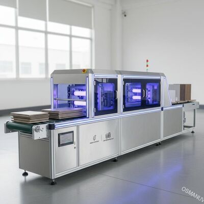 Энергоэффективная компактная линия покрытия матом эксимера для напольного и стенового декора