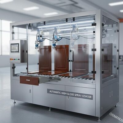 Furniture and Wood Door Automatic Spray Coating Machine for High-Gloss Finish Application 