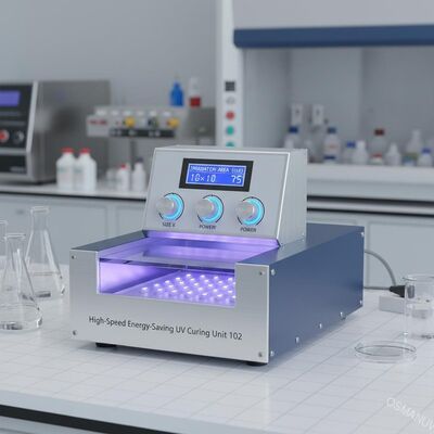 Высокоскоростная энергосберегающая установка УФ-отверждения 102 с настраиваемой зоной облучения для применения в лабораторных и пилотных масштабах