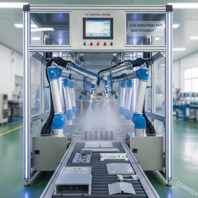 Полностью автоматическая линия покрытия распылением с настраиваемым ПЛК и низкой скоростью перепыления для высокой эффективности