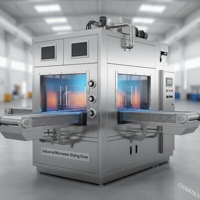 Промышленная микроволновая сушильная печь с непрерывным объемным нагревом и настраиваемой мощностью