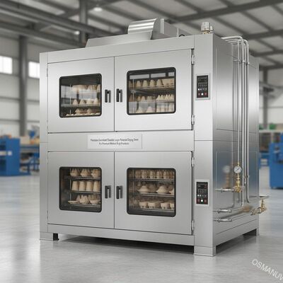Прецизионная двухслойная газовая сушильная печь для высококачественных формованных бумажных изделий
