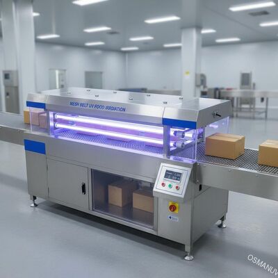 Машина 2KW облучением еды пояса сетки УЛЬТРАФИОЛЕТОВАЯ для коробки доски пакета