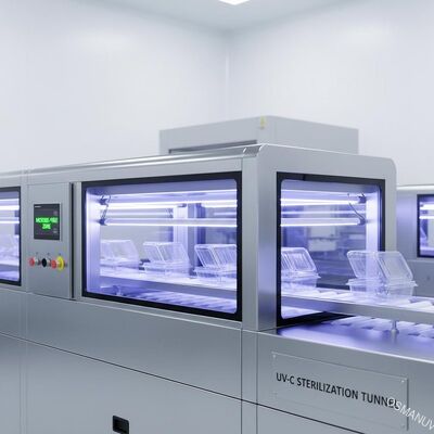 Ультрафиолетовый тоннель для высокоскоростной стерилизации прозрачной упаковки пищевых продуктов