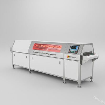 компьютер машины для просушки нержавеющей стали управлением 5m/Min BKC ультракрасный белый