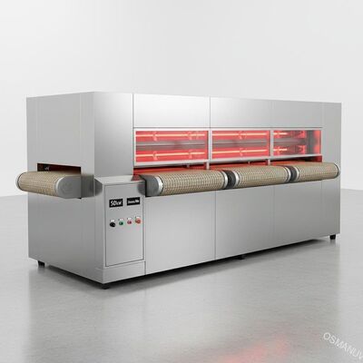 машина для просушки 3sheets/Min нержавеющей стали 50kw ультракрасная