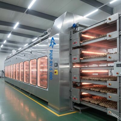 Высокоскоростной инфракрасный сушильный туннель Печь для формования целлюлозы