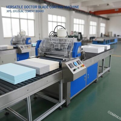 Универсальная машина для нанесения покрытий методом ракельного ножа на композитные панели - XPS, гипсокартон, цементные плиты