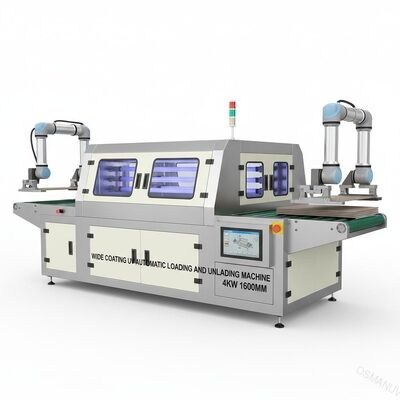 Широкая покрывая ультрафиолетовая автоматическая машина 4KW 1600mm загрузки и разгружать