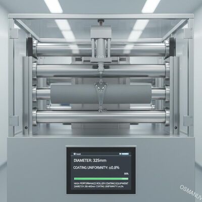 Оборудование для высокопроизводительного покрытия роликов Диаметр 200-400 мм Единообразие покрытия ≤±2%