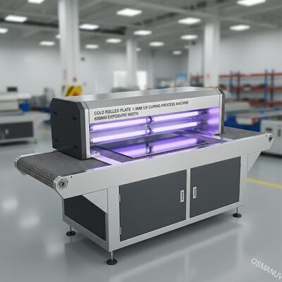 Покройте ширину выдержки машины 650mm процесса вулканизации 1.5mm ультрафиолетовую
