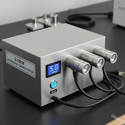 пятно приведенное 5m/Min 2.15KW ультрафиолетовое леча систему с 1,5 холоднопрокатными плитами
