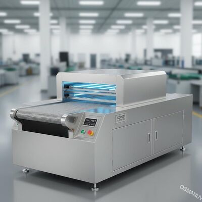 ISO9001 привело ультрафиолетовую более сухую машину с транспортером нержавеющей стали SUS304