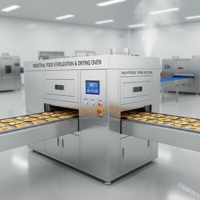Промышленная стерилизация пищевых продуктов и сушильная печь.