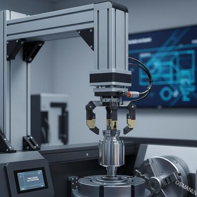Прецизионный 5-осевой портальный робот для работы с чувствительными компонентами - автоматизация загрузки/выгрузки ЧПУ