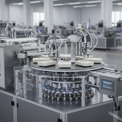 Производственная линия по производству спинового покрытия с вращающейся базой вакуумной адсорбции целлюлозы