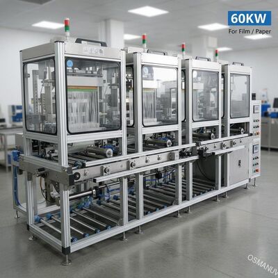 Четырехкаскадная транспортируя лакировочная машина 60KW занавеса для фильма/бумаги