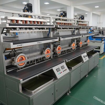 Фильм/бумажное транспортируя оборудование для нанесения покрытия 60KW занавеса четырехкаскадное