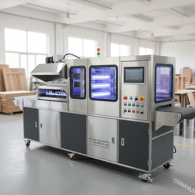 Лакировочная машина 0,1 топления природного газа УЛЬТРАФИОЛЕТОВАЯ - 1m/min для картины мебели