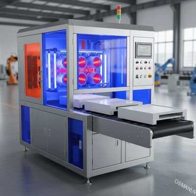 лакировочная машина ультракрасного светоэлектрического датчика 4.2kw УЛЬТРАФИОЛЕТОВАЯ для индустрии бытовой техники