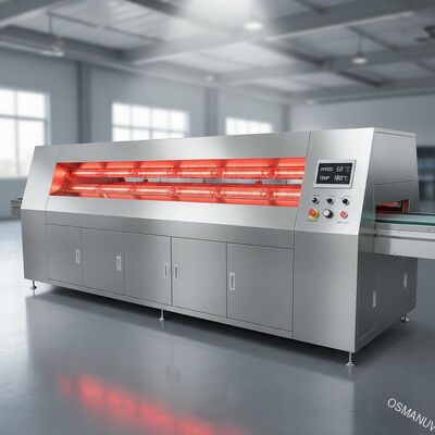 Полностью автоматическая инфракрасная сушильная машина с регулируемой скоростью эффективной шириной 200