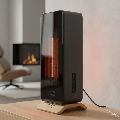 2Инфракрасное отопительное устройство мощностью 0,5 kW с горизонтальным/вертикальным направлением воздушного потока для отопления