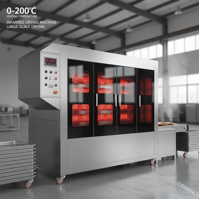 Инфракрасная сушилка с температурой нагрева 0-200C для крупномасштабной сушки