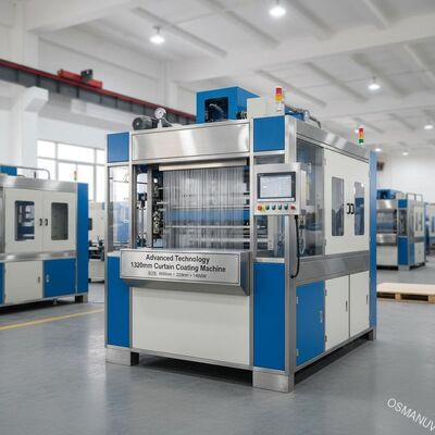 Усовершенствованная технология 1320 мм Машина для покрытия штор 6000 мм × 2200 мм × 1400 мм Размер