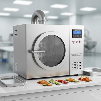 Температурный диапазон 50-200C Микроволновая вакуумная сушилка для пищевой промышленности