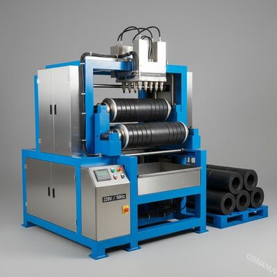 Машина для производства конвейерных роликов 220V/50Hz с максимальной толщиной покрытия 0,2-3 мм