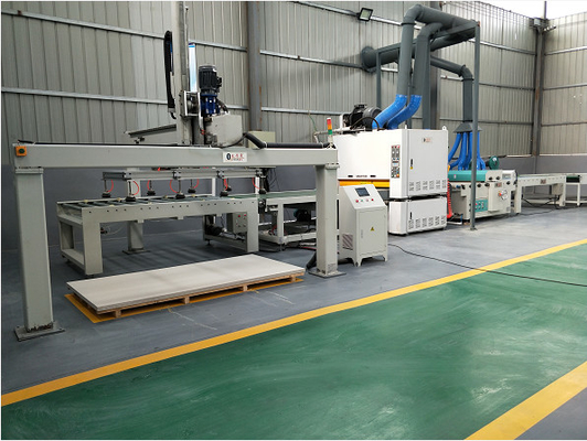 Лакировочная машина управлением 4.5KW PLC Мицубиси УЛЬТРАФИОЛЕТОВАЯ для доски силиката кальция