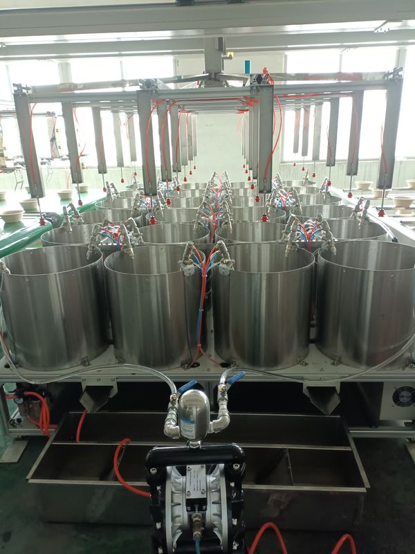 Линия внутренней спин-покрытия для изделий из формованной целлюлозы - Полностью автоматическая прецизионная машина для нанесения покрытий