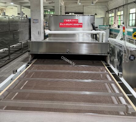 Industrial Microwave Drying Tunnel for Fruits, Herbs & Pulp Molding - High Efficiency Uniform Drying