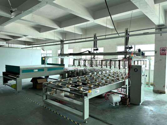 High-Output Spin Coating Production Line for Molded Pulp Tableware - 24-Station Internal Coating System with Customizable Parameters