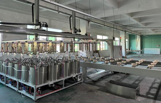 Hot Water Oil High Temperture Proof Food Safety Tableware Tray Bowl Internal Coating Production Line For Pulp Molding