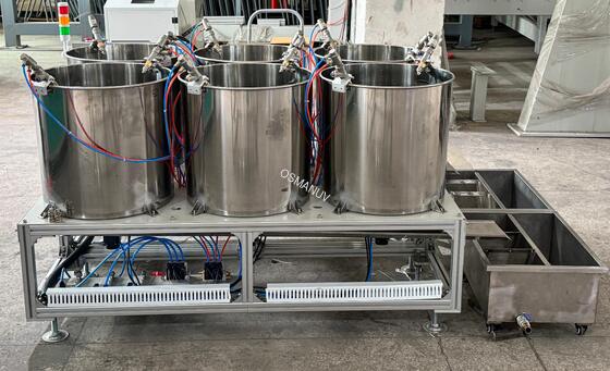 Fully Automated 6-Station Spin Coating Machine for Pulp Molded Products - High Efficiency Internal Coating Solution