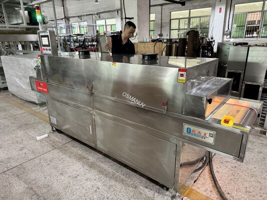 High-Speed UV Light Sterilization Tunnel for Food-Grade Pulp Molded Packaging - Conveyorized Inline System