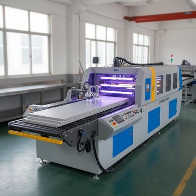 380V 80mm Thick Automatic Loading Uv Painting Machine Calcium Silicate Use