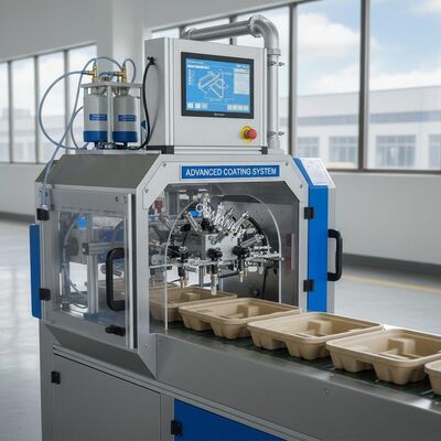 Advanced Technology Spray Coating System for High-Quality Internal Treatment of Pulp Molded Industrial Packs
