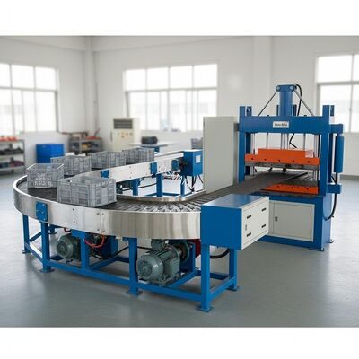 10m/Min 180Degree Turning Conveyor Belt Machine / Conveyor Belt Vulcanizing Machine